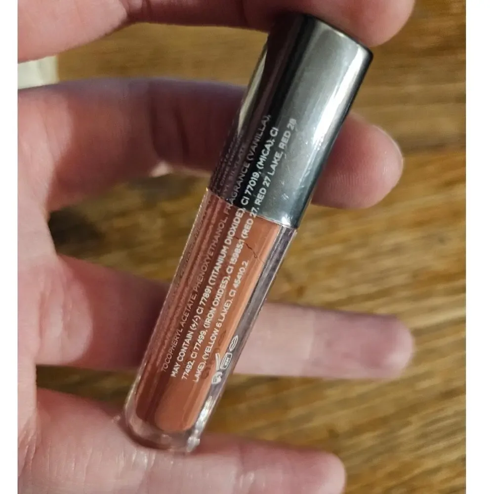 NEW! ModelCo ft Karl Lagerfeld Mini Lip Gloss RAMATUELLE ~ Neutral Nude